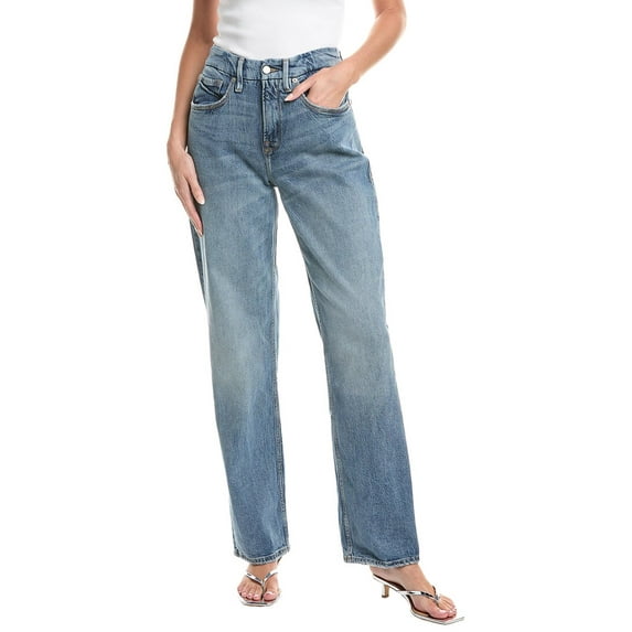 GOOD AMERICAN womens Good 90S Indigo Jean, 6, Blue