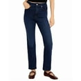 thumbnail image 1 of GOOD AMERICAN womens  Good Curve Straight Indigo Jean, 12, Blue, 1 of 3