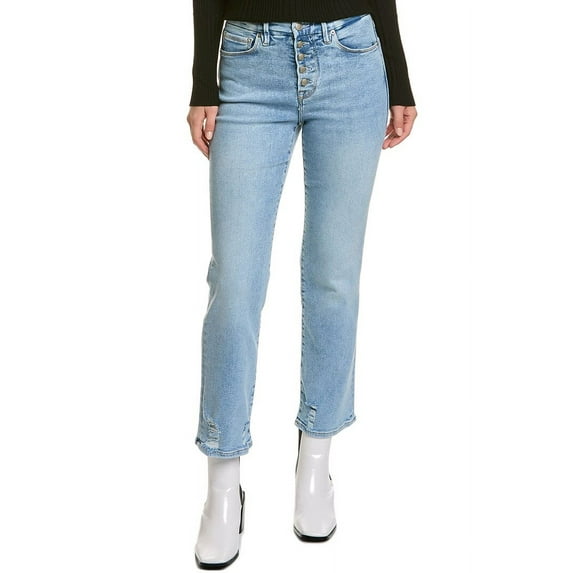 GOOD AMERICAN womens Good Legs Indigo Straight Jean, 16