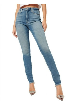 Glkaend Stacked Jeans for Women Stretch Mid Rise Classic Skinny