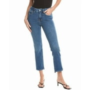 GOOD AMERICAN womens Good Legs Straight Indigo Jean, 0, Blue
