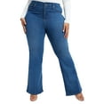thumbnail image 1 of GOOD AMERICAN womens  Plus Good Legs Flare Blue Jean, 15 PLUS, Blue, 1 of 3