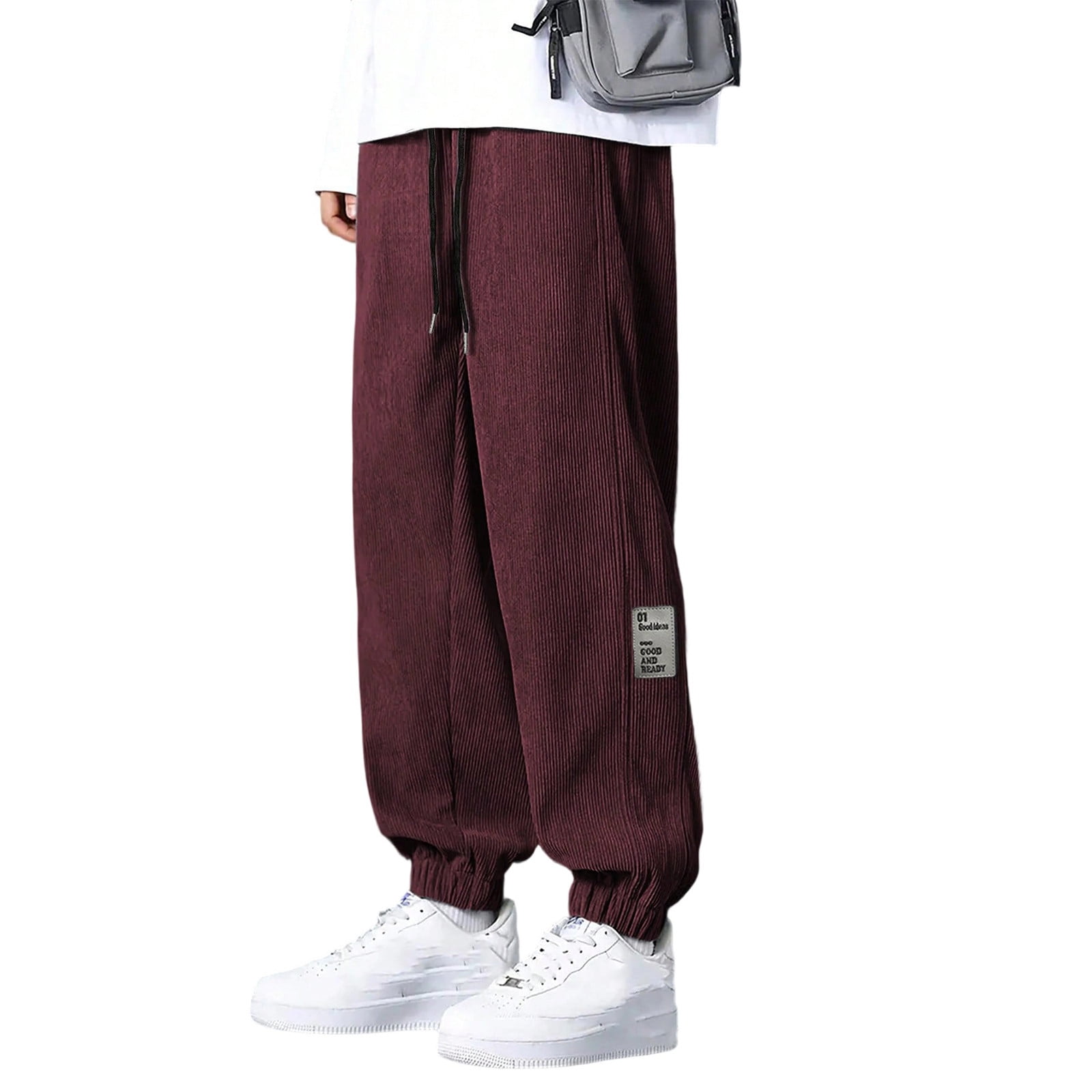 GOOD AND READY Men's Loose Fit Casual Sportswear Pants Comfortable