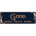 thumbnail image 1 of GOOD Home Sweet Home Victorian Look 6x18 Metal Sign 106180046139, 1 of 1