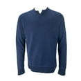 thumbnail image 1 of GOOD MAN BRAND Men's Long Sleeve Notch Neck Sweatshirt, Blue, XL, 1 of 3