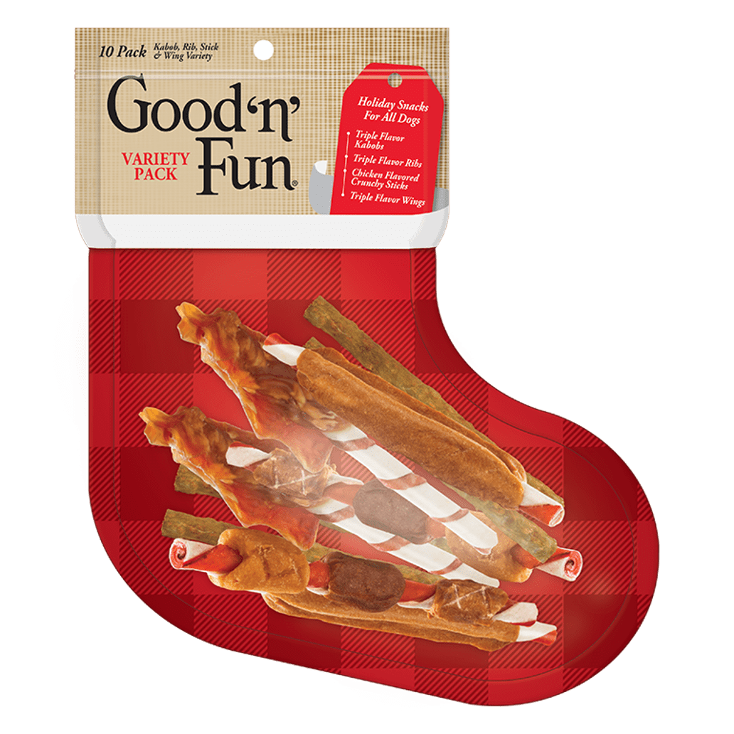 GOOD N FUN 10 COUNT HOLIDAY STOCKING