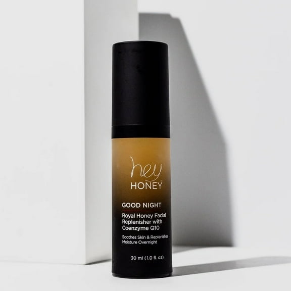 Hey Honey Skincare Good Night Vitamin E & Coenzyme Q10 Night Serum, 30 mL