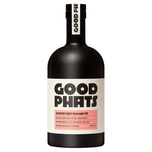 GOOD PHATS Light Avocado Oil 500ml, British Import (Pack of 2)