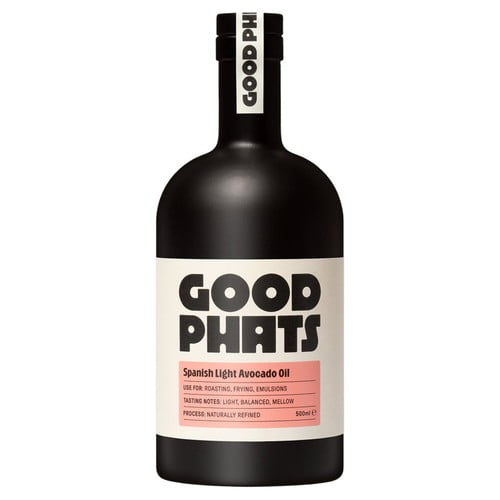GOOD PHATS Light Avocado Oil 500ml, British Import (Pack of 2)