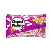Good & Plenty Licorice Fat Free, Candy Bulk Bag, 5 lbs