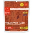 GOOD TOGO Breakfast Hash Camping Food, Backpacking Food (Single