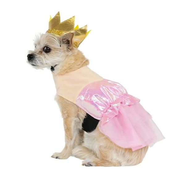 Vibrant Life Halloween Good Witch Costume for Dogs and Cats, Pink and Gold, Extra Small