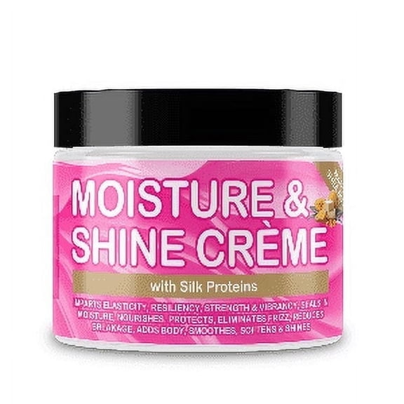 Good2GRO Moisture & Shine Crème – 4 oz | Vegan Formula Softens, Adds Body & Shine | Seals Moisture, Protects & Reduces Frizz & Breakage | Cruelty-Free