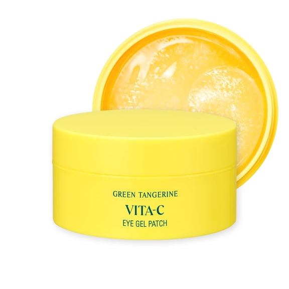 GOODAL Green Tangerine Vitamin C Moisturizing Eye Patch | 5-minute, Hydrating Gel Patch (60 sheets) (2024 Advanced Version) NY1