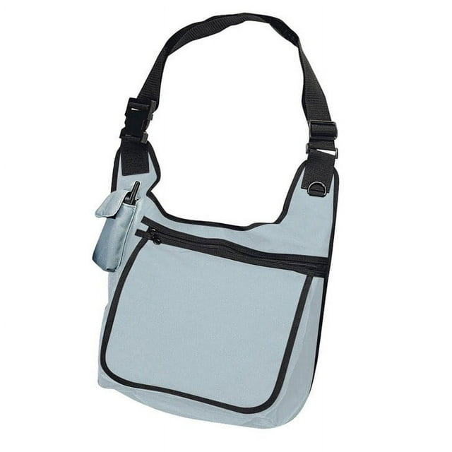 GOODHOPE BAGS Unisex Body Wear Blue Cross Body Zip Around Messenger / Briefcase Travel Organizer / Storage Bag