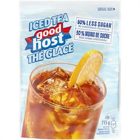GOODHOST Original Iced Tea Mix 50% Less Sugar - 715g (25.2oz)