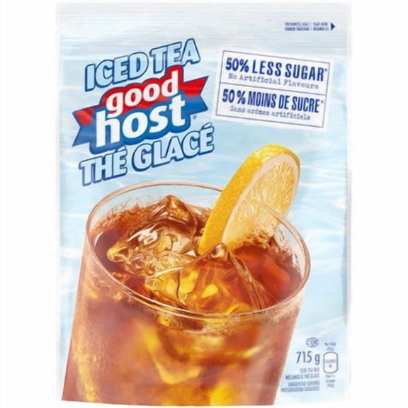 GOODHOST Original Iced Tea Mix 50% Less Sugar - 715g (25.2oz)