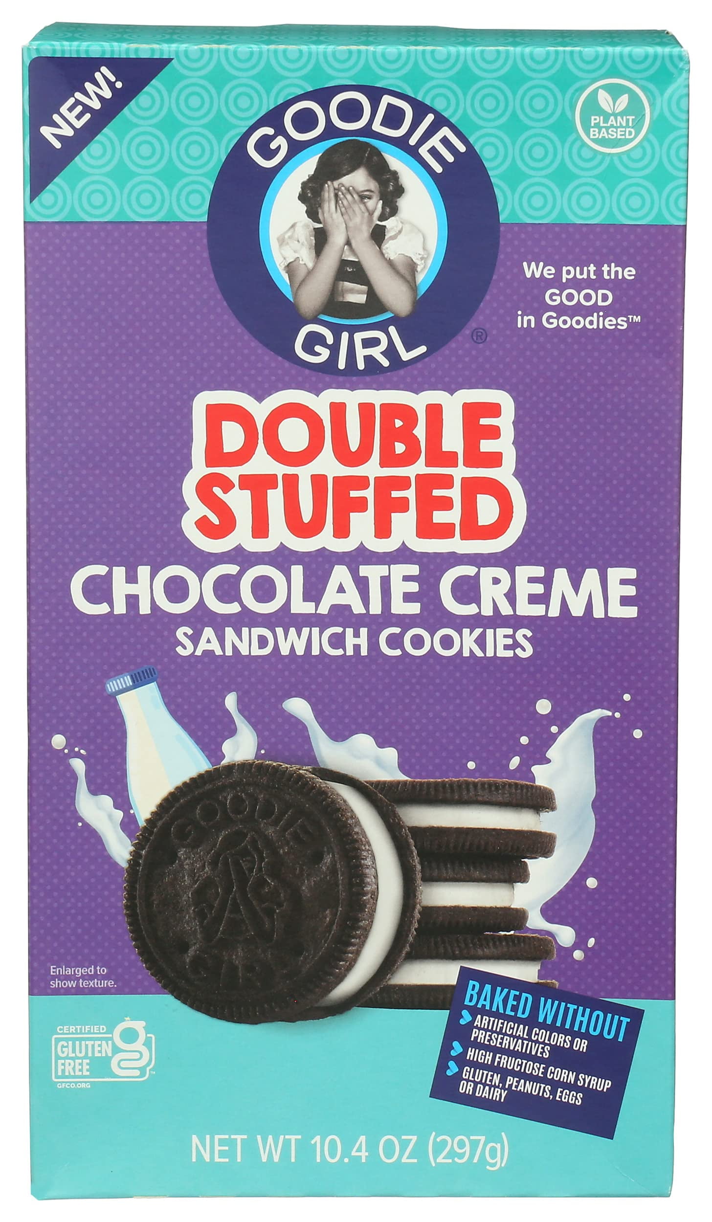 GOODIE GIRL Super Stuffed Chocolate HYZ01 Crème Cookies, 10.4 OZ