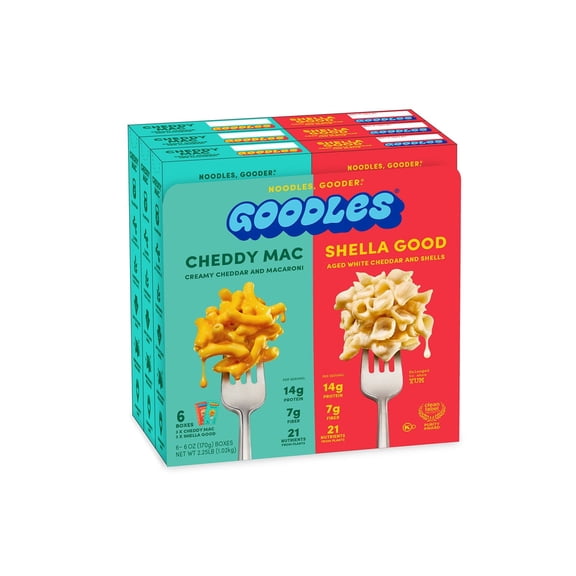 GOODLES Mac and Cheese, Variety Pack, 6 pk.