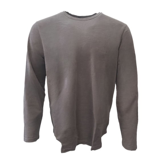 GOODLIFE Men's Espresso Pigment Dyed Long Sleeve Shirt, Brown, XX-Large
