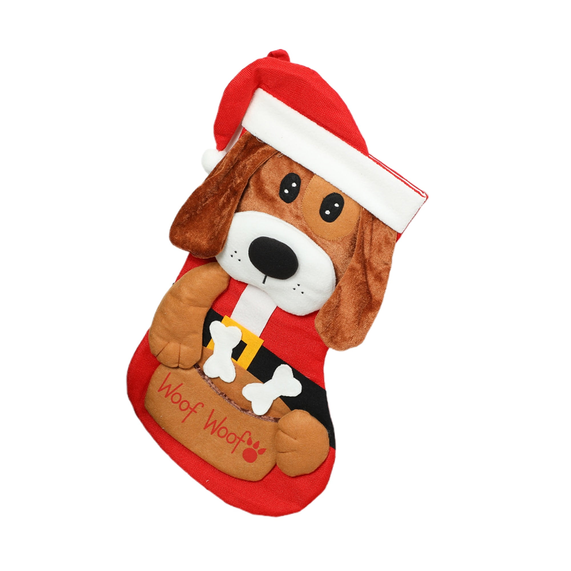 GOODLUCKY Christmas Stockings Present Bag Hanging Dog/Cat Stocking