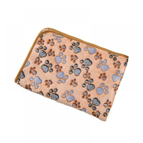 GOODLY Soft Fluffy Cute Claw Pattern Fleece Pet Blanket Warm Sleep Mat Cute Print Design Puppy Kitten Blanket Paw Print for Dog Cat Kitten Doggy and Animals