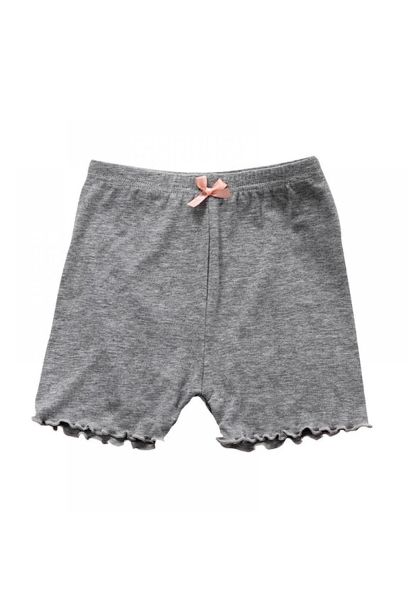 Toddler Girls Ruffle Safety Short Panties Underwear Briefs, Dance, Bike Shorts Safety Legging Panties-for Sports or Under Skirts