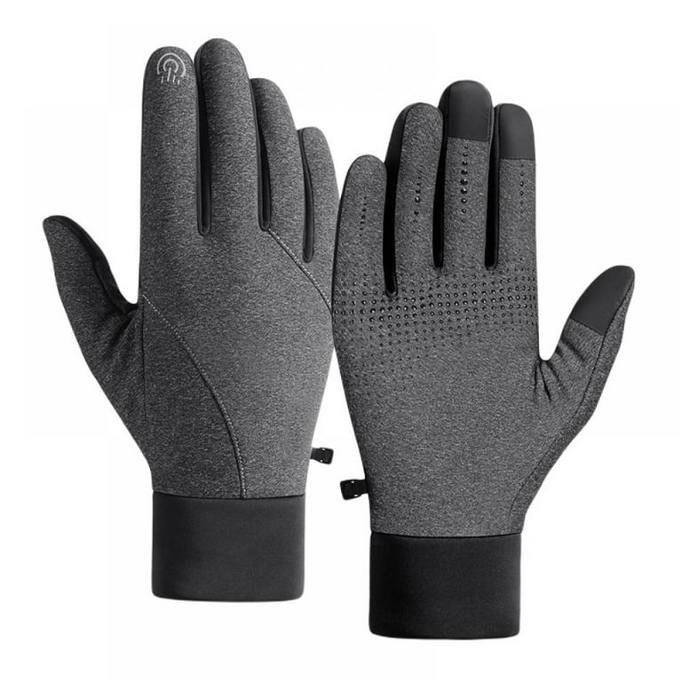 GOODLY Winter Gloves Women Men, Thermal Thin Running Touchscreen Gloves  Thin Lightweight Walking Anti-Slip Mens Gloves for Men Women, Skiing  Gardening