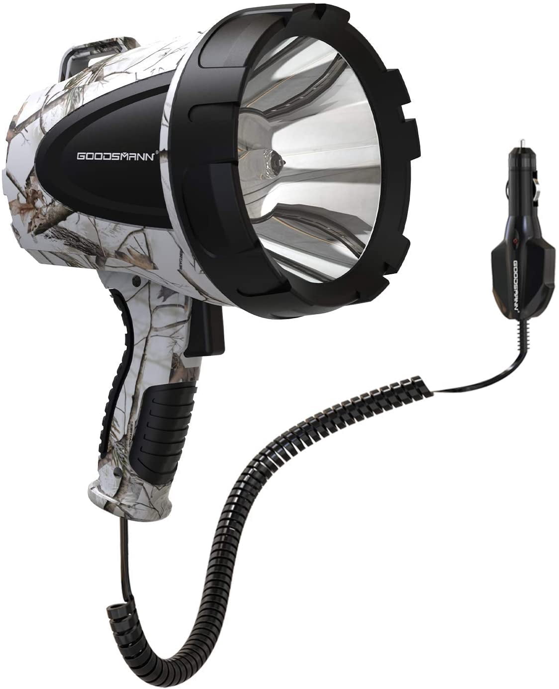 GOODSMANN 1500 Lumen Halogen Floodlight Spotlight with With 12V DC Plug for Work and Outdoor