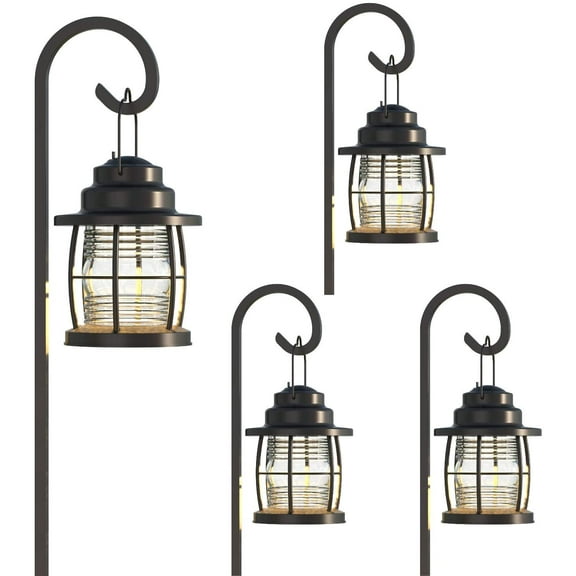 GOODSMANN 4 Pack Low Voltage Landscape Lighting Flood Light 1.1 Watt LED Low Voltage Pathway Lights for Driveway, Yard, Lawn, Garden 9920-4110-04