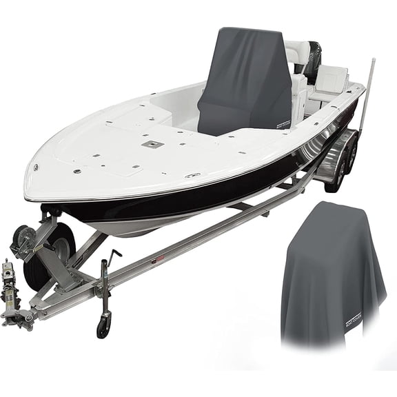 GOODSMANN Boat Center Console Cover 600D Heavy Duty Fits Console Models Up to 58'' Height, 45'' Length, 34'' Width 9411-21101-01A