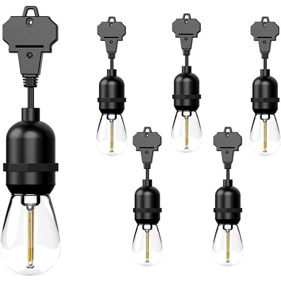 GOODSMANN Low Voltage LED Replacement Bulbs 6 Pack for String Light 2W Weatherproof