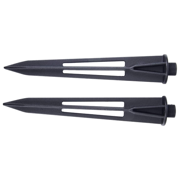 GOODSMANN Sturdy Solid Ground Spike for Pathlight Spotlight Uplight Landscape in-Ground Light Parts Metal Replacement Stake 9920-4820-02