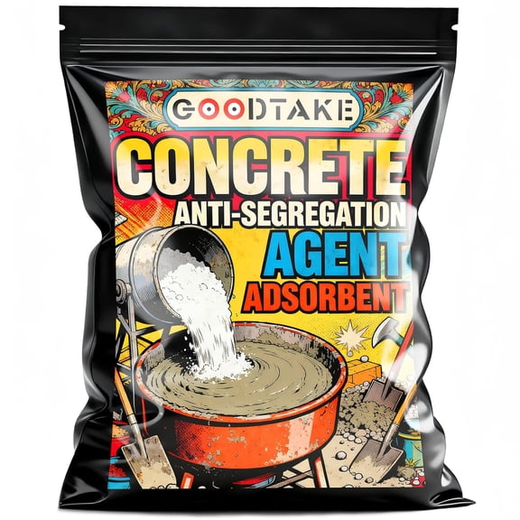 GOODTAKE Concrete Anti-Segregation Agent & Water Adsorbent - Salvage Powder for Treating Bleeding Water and Paste Separation in Ready-Mix and Pumped Concrete - 16 oz