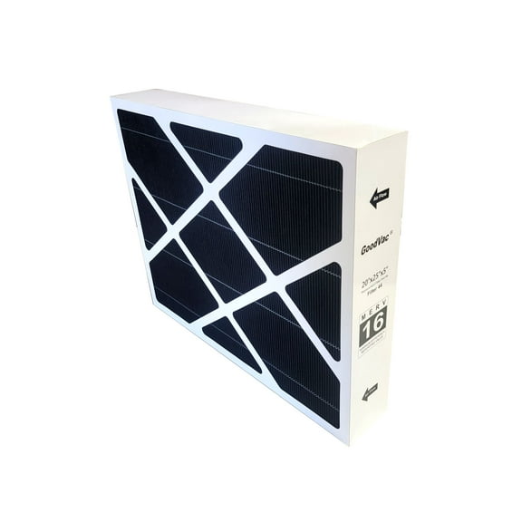 GOODVAC Replacement MERV16 Carbon Clean Filter Compatible with Lennox X6675 (20"x 25"x 5")