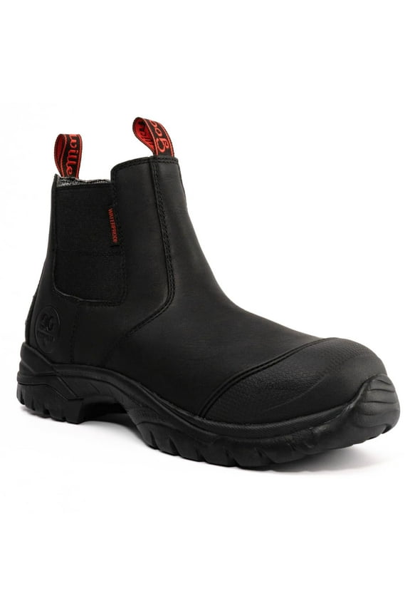 Atlant Men's Work Boots, 6 inch Waterproof Safety Toe, Slip On Safety Oiled Leather Shoes