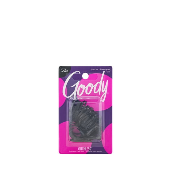 GOODY ELASTIC LATEX BLACK 52CT PDQ