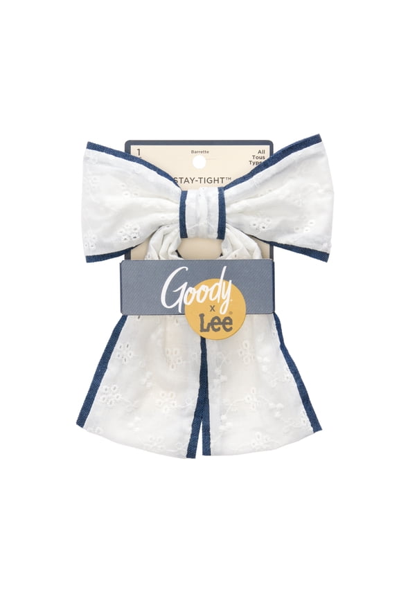 Lee Bow Barrette Pain-Free Hair Clip for Easy Styling, All Hair Types, 1 Count