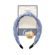 Goody x Lee Denim Knot Headband, All Day Comfort, All Hair Types, 1 Count