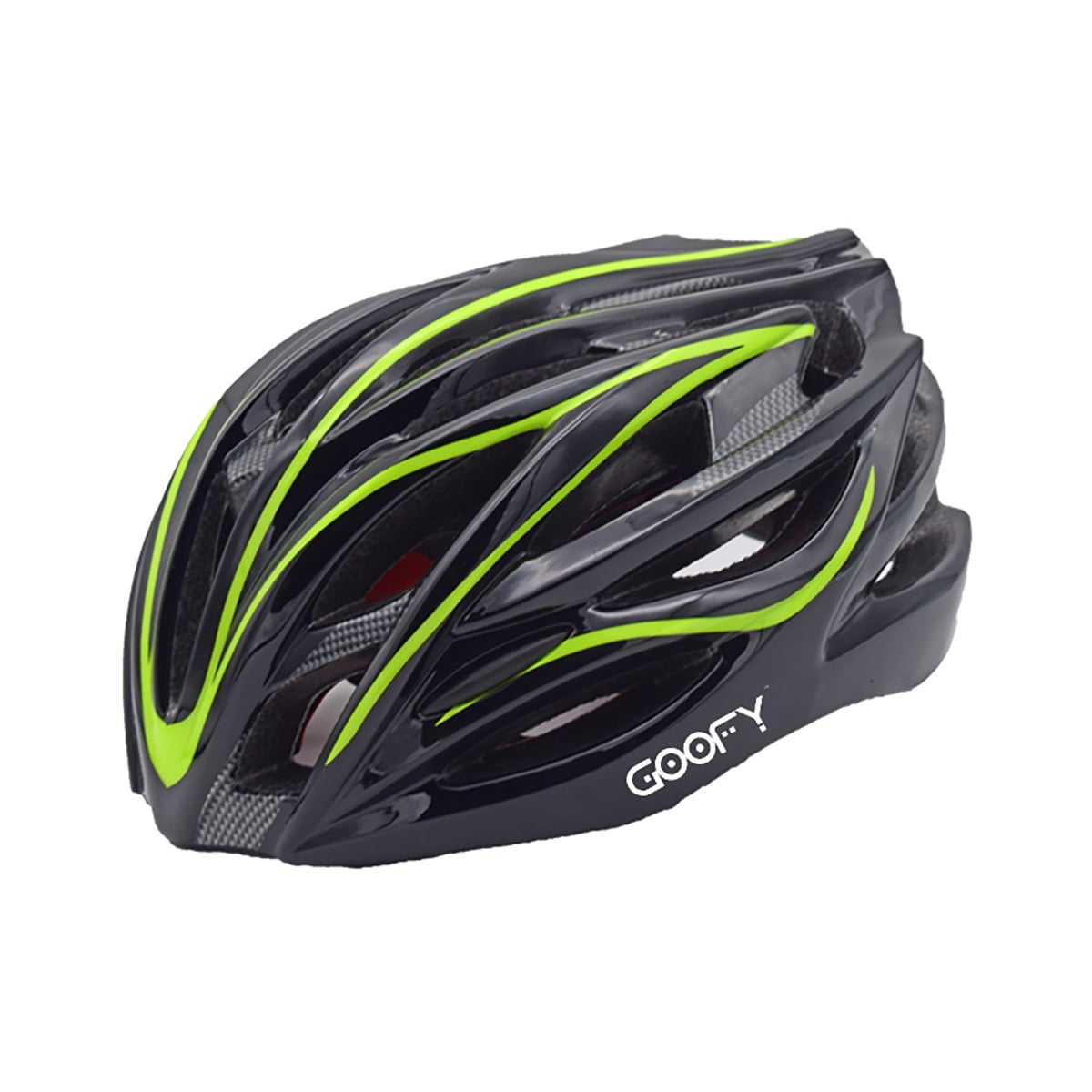 GOOFY Adult Racing Stripe Helmet Lightweight, Mountain Bike Helmets, Bicycle Helmets Adjustable Fit for Men Women