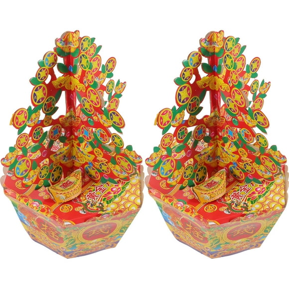 GOOHOCHY 1 Pair Ancestor Money Tree Role playing Ghost Money Burning Paper