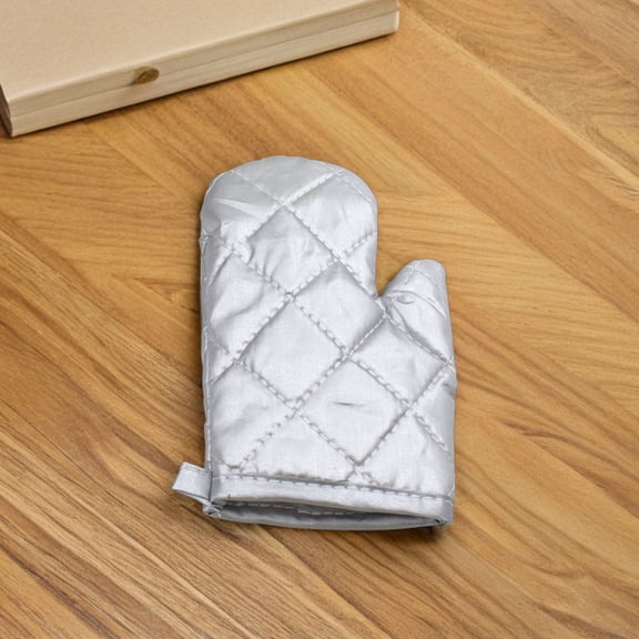 GOOHOCHY 1 Pair Anti-Scald Mitts High Temperature Insulation Gloves Children Oven Mitts Heat Resistant Kitchen Gloves for Baking Microwave and Oven