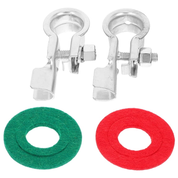GOOHOCHY 1 Pair Car Battery Terminal Connectors Copper Battery Clamps Terminal Clamps Battery Terminal Connector Clips Heavy Duty Battery Crimp Terminals For Cars Trucks Boats Motorcycles