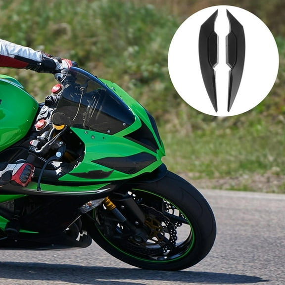 GOOHOCHY 1 Pair Motorbike Winglet Styling Winglet Motorcycle Fairing Winglet Motorcycle Spoiler Wing Decorative Motorbike Spoiler Wing