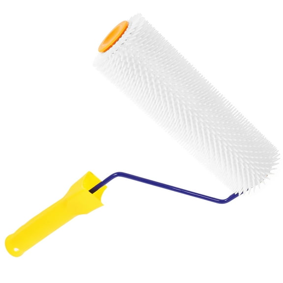 GOOHOCHY 1 Pc Durable Self Leveling Screed Spiked Roller Spiked Screed Flooring Roller