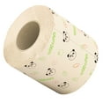 thumbnail image 1 of GOOHOCHY 1 Roll Of Bamboo Toilet Paper With Panda Print Decorative Toilet Paper Roll Paper Towel For Bathroom Toilet Paper Tissue, 1 of 8