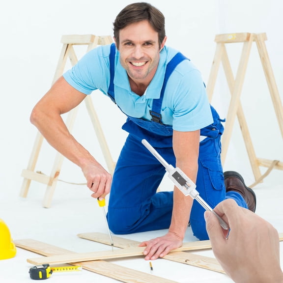 GOOHOCHY 1 Set 7pcs Tapping Tools Manual Screw Tap Multifuction Ratchet Tap Silver