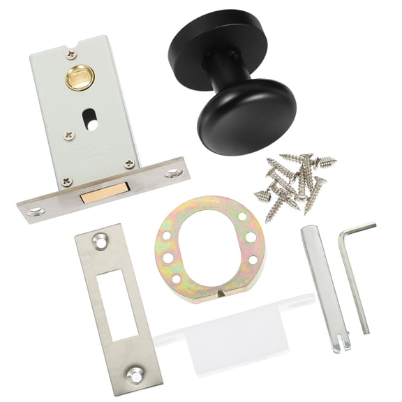 GOOHOCHY 1 Set Entry Door Knob Keyless Security Bedroom Door Handle Keyless Locks