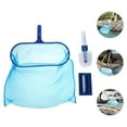 thumbnail image 1 of FUTUREORYY Cleaning Brush for Pools Plastic Blue 1 Set 15.4X11.4in Pool Supplies, 1 of 8