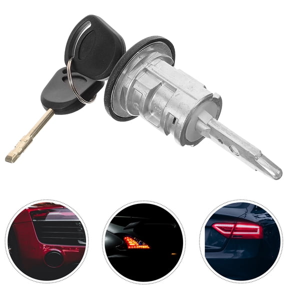 FUTUREORYY Side Door Lock Cylinder Metal 1 Set 3.65X1.77X1.77in